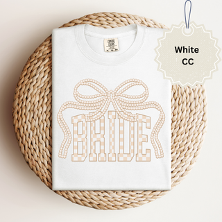 Bride Checkered Tee |Pre-order