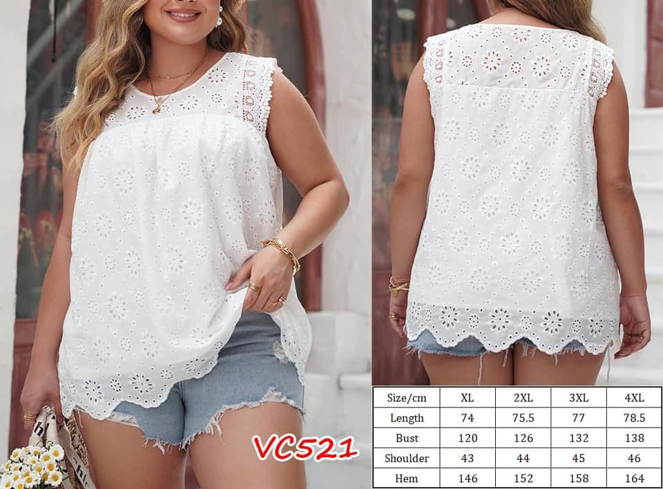 Plus Size Lace Top | VC521